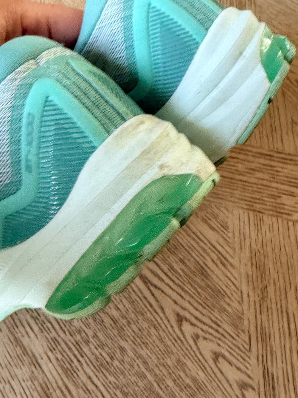 ASICS Women's Aqua/Teal Running Shoes - Lightweight Support 9.5 - Picture 5 of 5